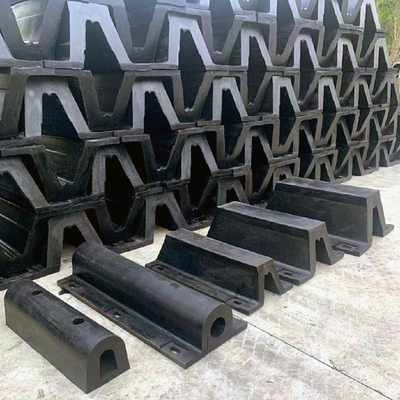 천연 고무 브이형 펜더 200mm-1000mm 높이 마모 저항자