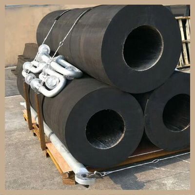 해양 도킹을 위한 고에너지 흡수, 저반력, 긴 수명 사이클의 원통형 고무 펜더